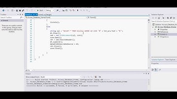 ADO.NET - Access Database Search