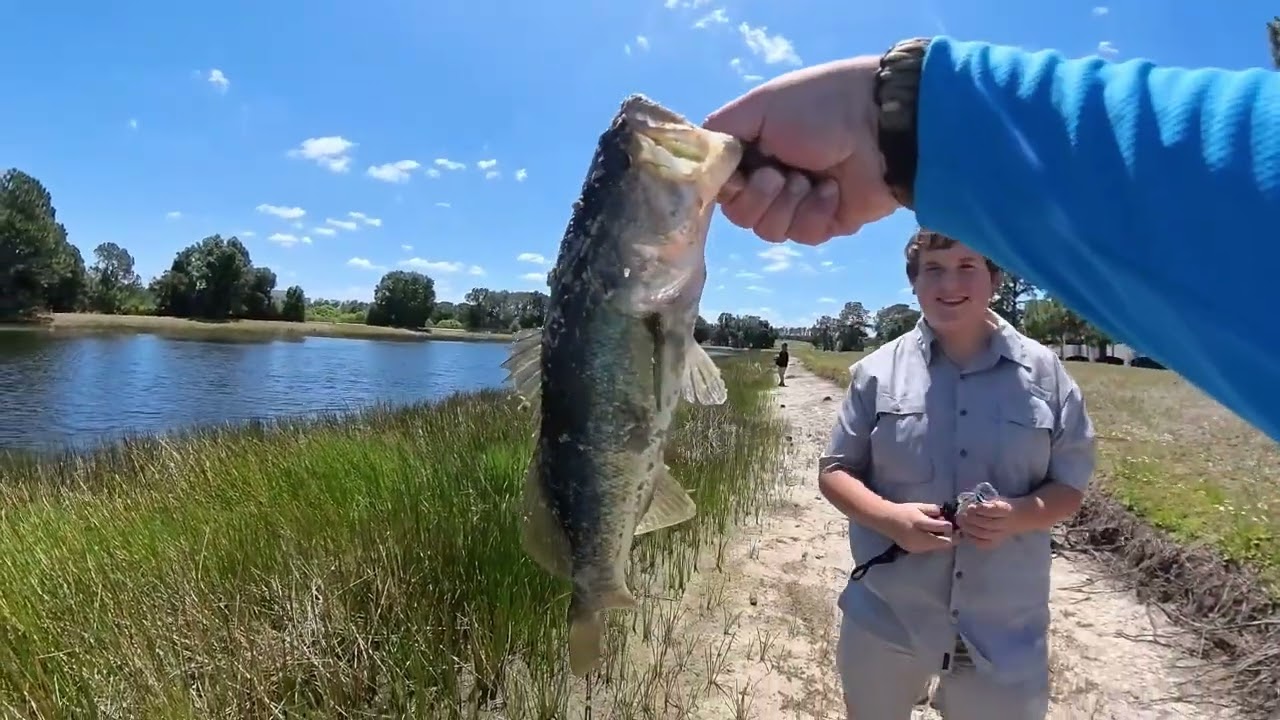 Shore Fishing for Bass in Central Florida