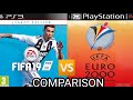 FIFA 19 PS3 Vs Euro 2000 PS1