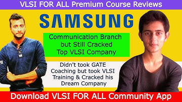 VLSI FOR ALL Course Review - Communication Branch but Still Cracked Top VLSI Company | VLSI Training
