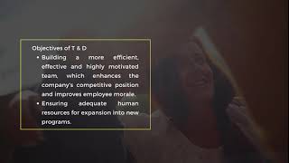 CHAPTER 5 OBJECTIVE OF TRAINING AND DEVELOPMENT
