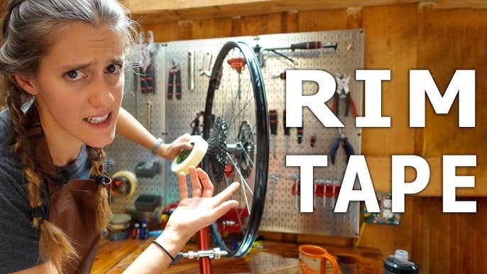 Removing looped rim tape (rim strip) for reuse - Bicycles Stack