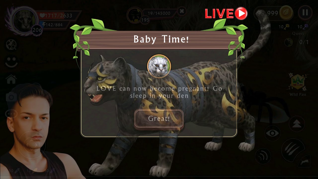 WildCraft: LVL 207 Baby Time - The Tiger And The Wolf