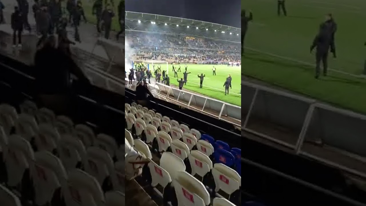 HJK - Kups pitch invasion