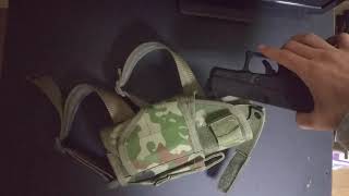 Holster for handgun.（airsoft）ハンドガン用のホルスター（エアガン）