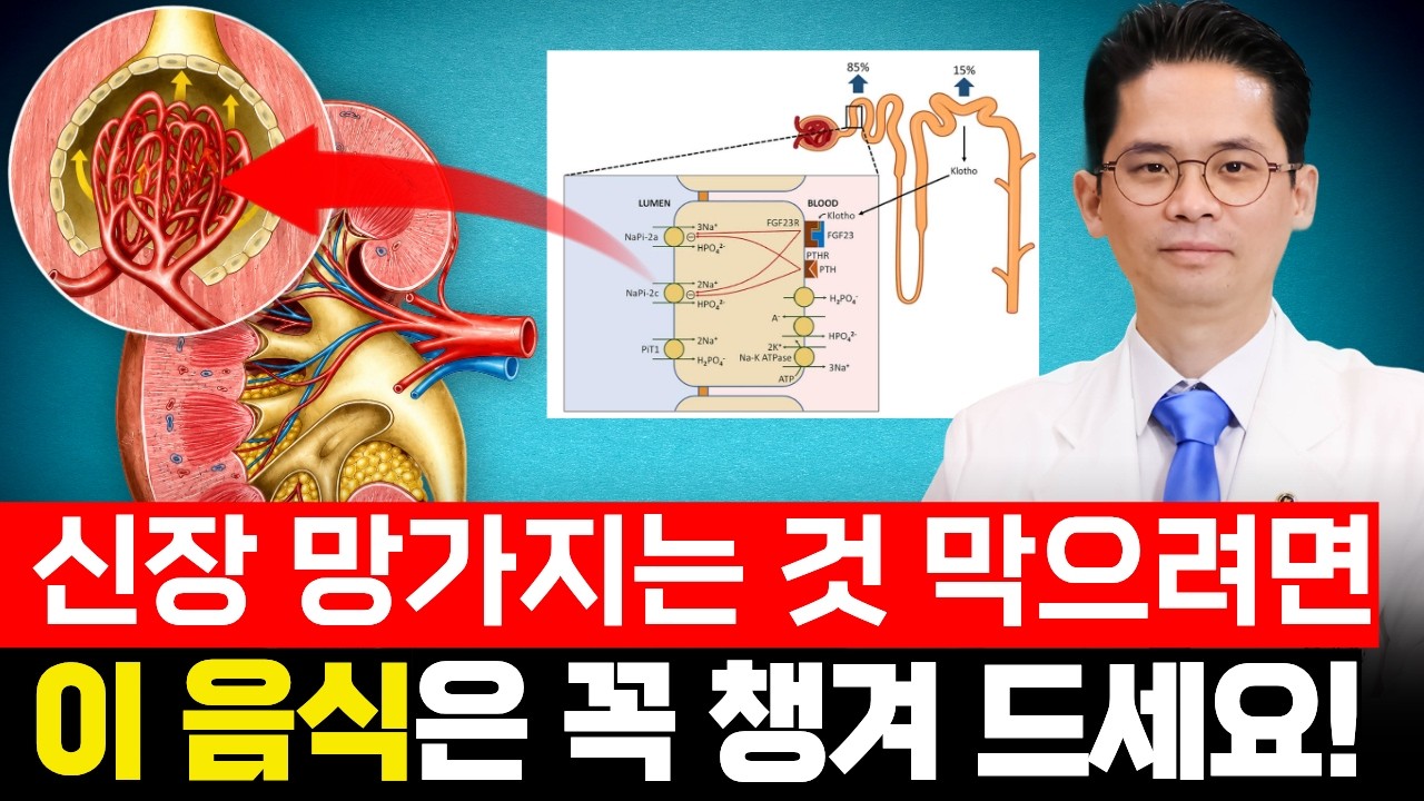 내 몸의 정수기 '신장' 100년 건강하게 지키려면, 이 음식 꼭 드세요.