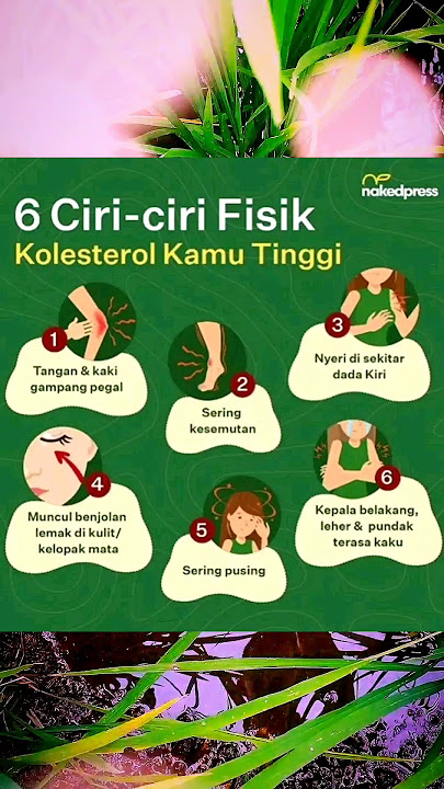 Ciri-ciri fisik Kolesterol tinggi #tips #tipsehat #makanan #lemak #edukasi #shorts