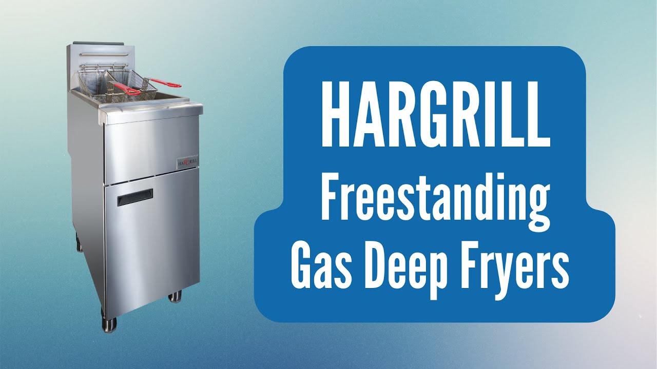 Hargrill 4 Tube Gas Deep Fryer Twin Basket Freestanding LPG