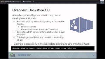 Overview of the Dockstore CLI