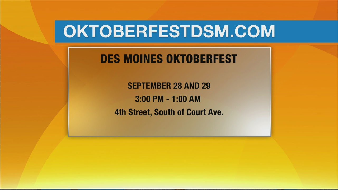 Des Moines Oktoberfest with Melinda Toyne YouTube