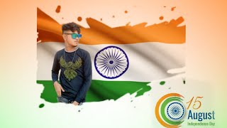 Independence day photo editing | 15 August photo editing | Indian flag photo editing PicsArt 2024 screenshot 4
