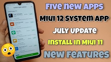 New MIUI 12 System Apps Update Install In MIUI 11 Devices | New Features & Experience 😲😲