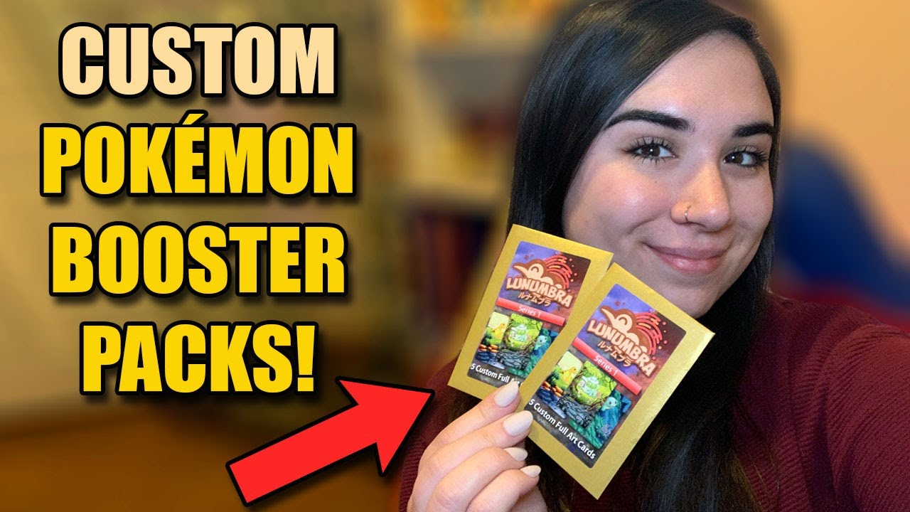 WOW! Custom Booster Packs! LUNUMBRA CARDS YouTube