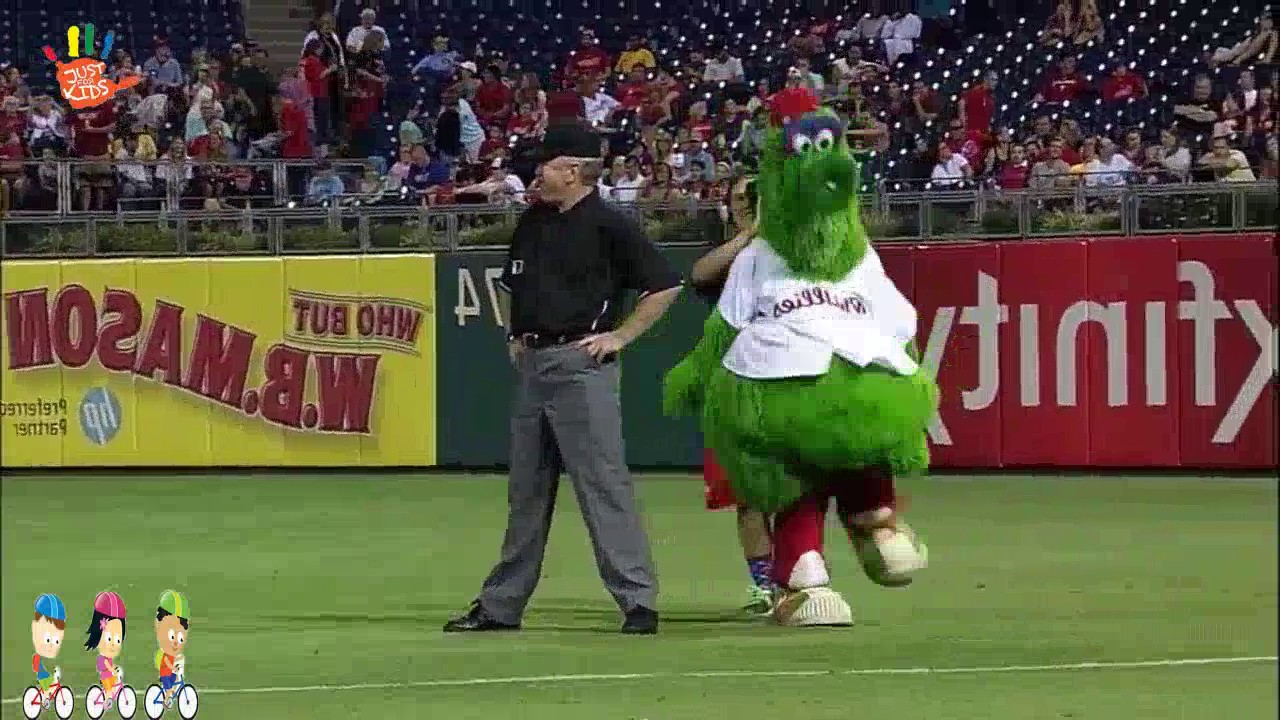 MLB Funny Mascots YouTube