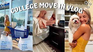 COLLEGE MOVE IN DAY VLOG 2021 // kent state university move in day apartment edition