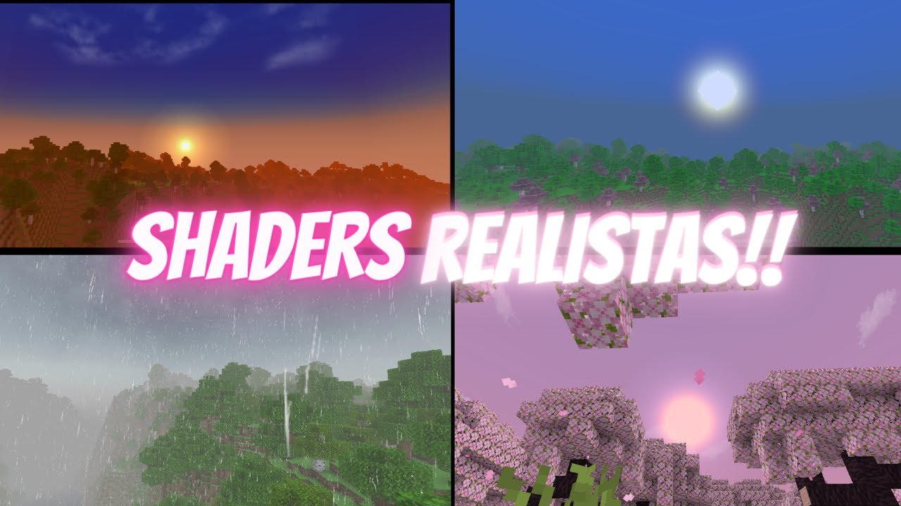 AndroNews on X: ¿Buscando Shaders realistas para Minecraft Pocket Edition?  Estos Shaders para Minecraft PE de seguro te van a gusta.    / X