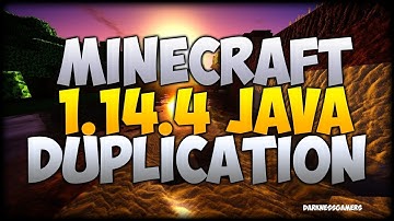 Minecraft 1.14.4 Java Edition Duplication Glitch