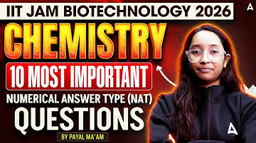 IIT JAM Biotechnology 2026 | IIT JAM Previous Year Question Paper Of Biotechnology By Payal Mam