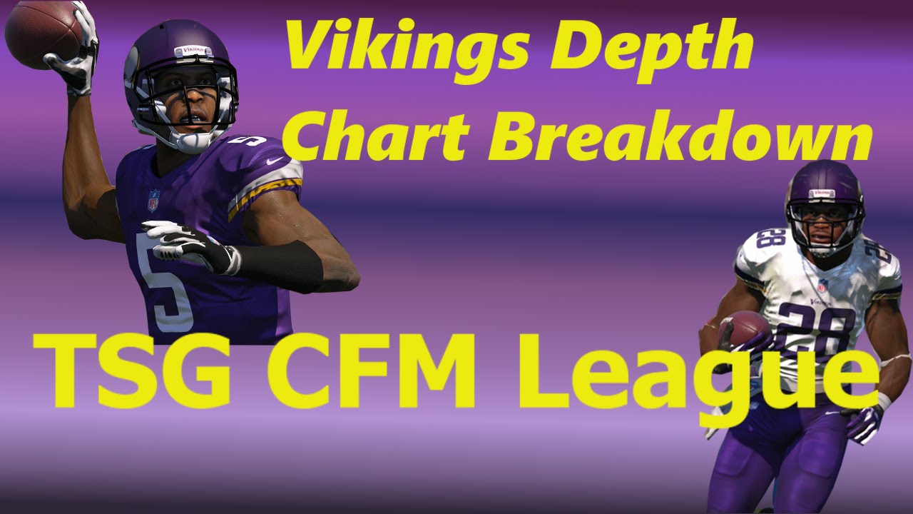 Madden 16 Vikings Depth Chart Breakdown YouTube