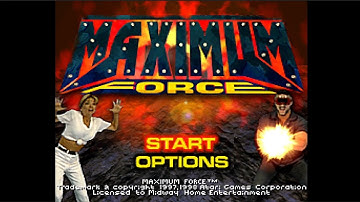 Maximum Force - Sony PlayStation - Intro & Title Screen
