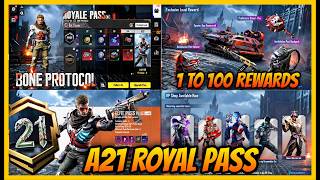 🔥A21 ROYAL PASS IS HERE - 1 TO 100 REWARDS AND COMPLETE LOOK IN 4.6 UPDATE (BGMI) screenshot 5