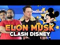 Elon musk clash disney