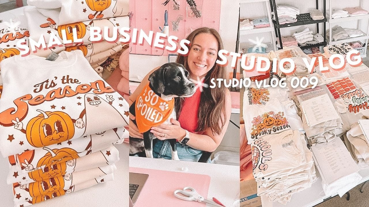 Day in the Life of a Small Business Owner, Studio Vlog 009 - YouTube
