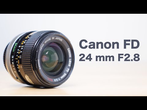 Canon FD 24mm –Sharp vintage Wide