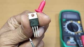 How to Test Triac BT136 BT134 using Digital Multimeter in Hindi | triac electronics