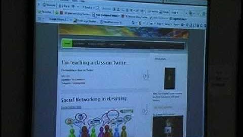 Integrating Social Networking and Web 2.0 Resources into eLearning by Rob Gibson (Part 10 of 11)