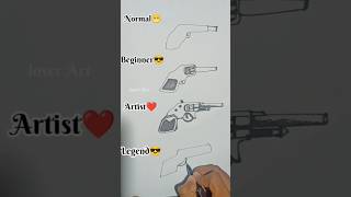 Pistol 🔫 Art||#shortfeed #recentlyuploaded #art @FineArtTips @iqraraliarts  @fineart-academy