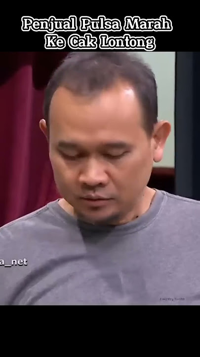 Penjual Pulsa Emosi di Buat Cak Lontong ‼️🤣🤣#shorts#caklontong#peristawa#netmedia