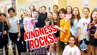 Kindness rocks at Thompson's Station Elementary