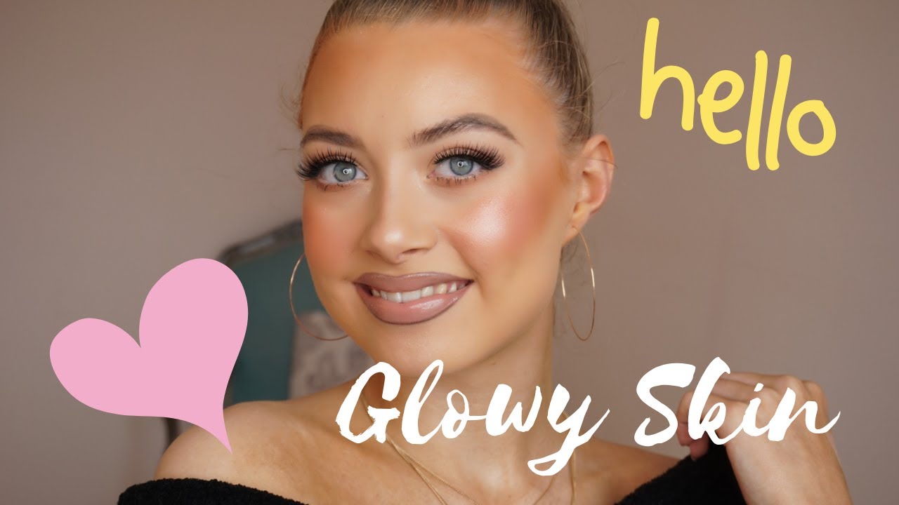 MY FIRST YOUTUBE VIDEO // Glowy Skin Tutorial