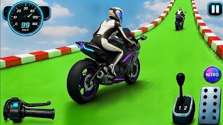 🏍️ Mega Ramp Bike Racing Simulator 3D | Motorbike Stunt Racing Gameplay 🔥 screenshot 4
