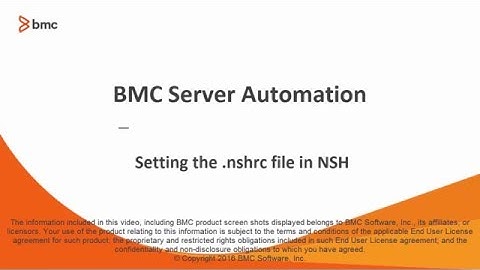 Changing the NSH prompt in BSA