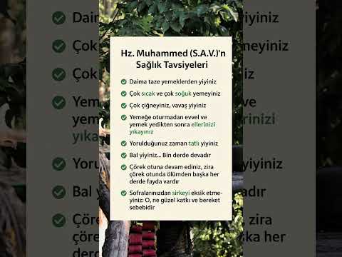 Peygamber Efendimiz’den Sağlık Tavsiyeleri 🕊️ | Her Müslümanın Bilmesi Gerekir