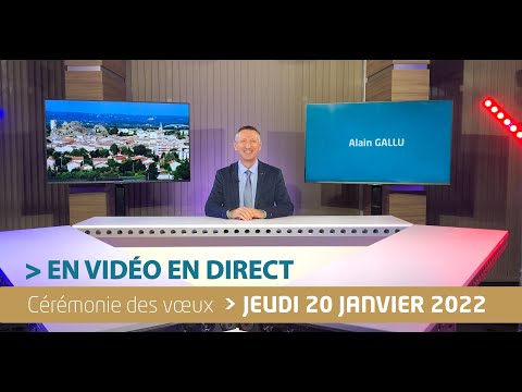 Vœux 2022 du Maire Alain Gallu à la population