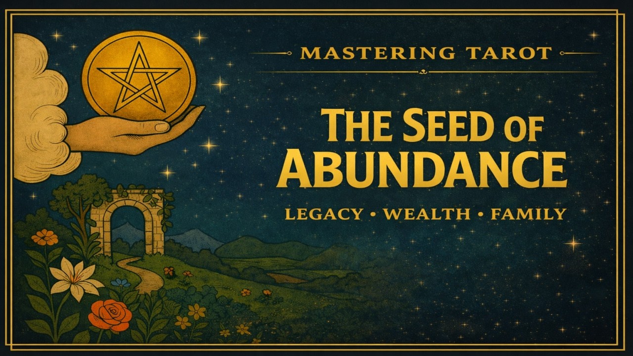 Ace of Pentacles: Manifestation Begins Here #mrcosmic #tarotdeepdive thumbnail