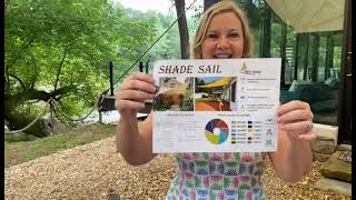 LOVE STORY 16'5' 'x 19'5'' Sun Shade Sail, Sand. Amazing!! Must-buy for your backyard!