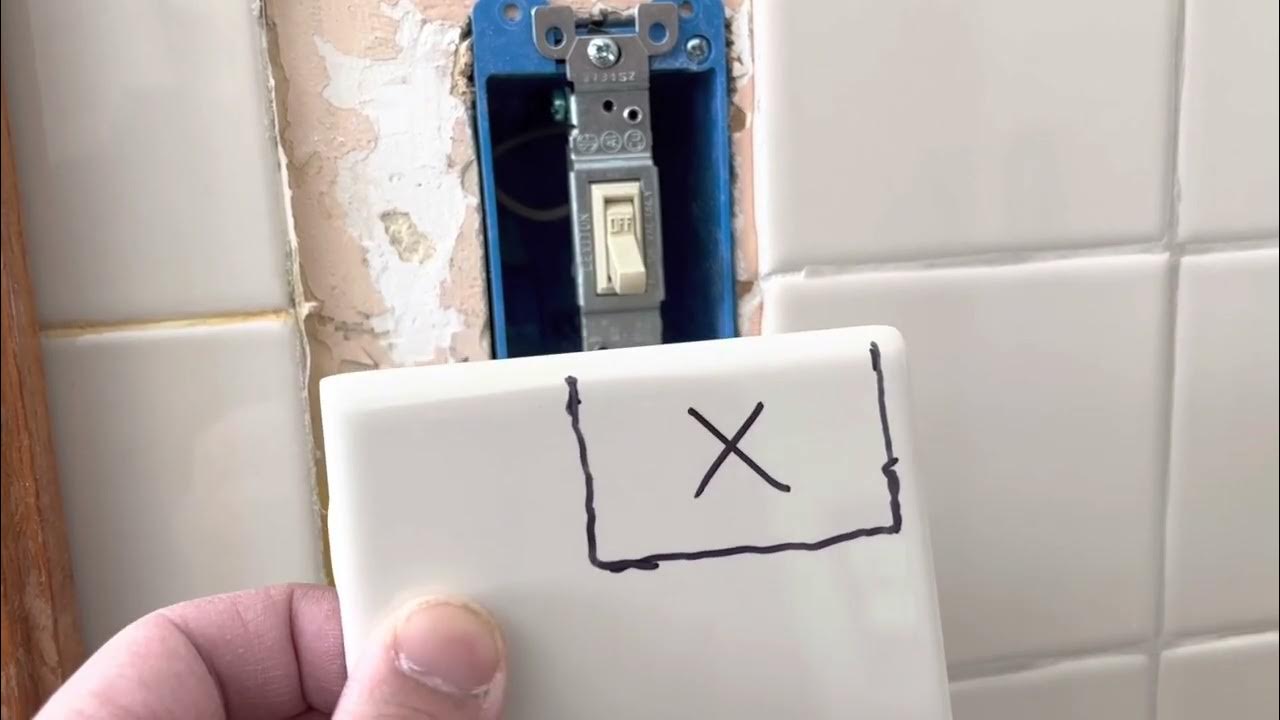 How to Cut Tile Around Outlets Easy YouTube