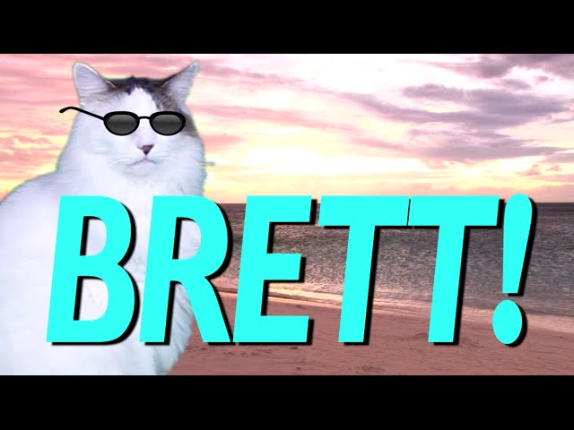 HAPPY BIRTHDAY BRETT! - EPIC CAT Happy Birthday Song