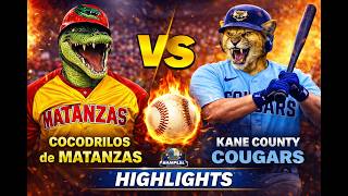 😱 DOMINIO TOTAL 🔥 Cougars vs Matanzas | HIGHLIGHTS COMPLETOS ⚾