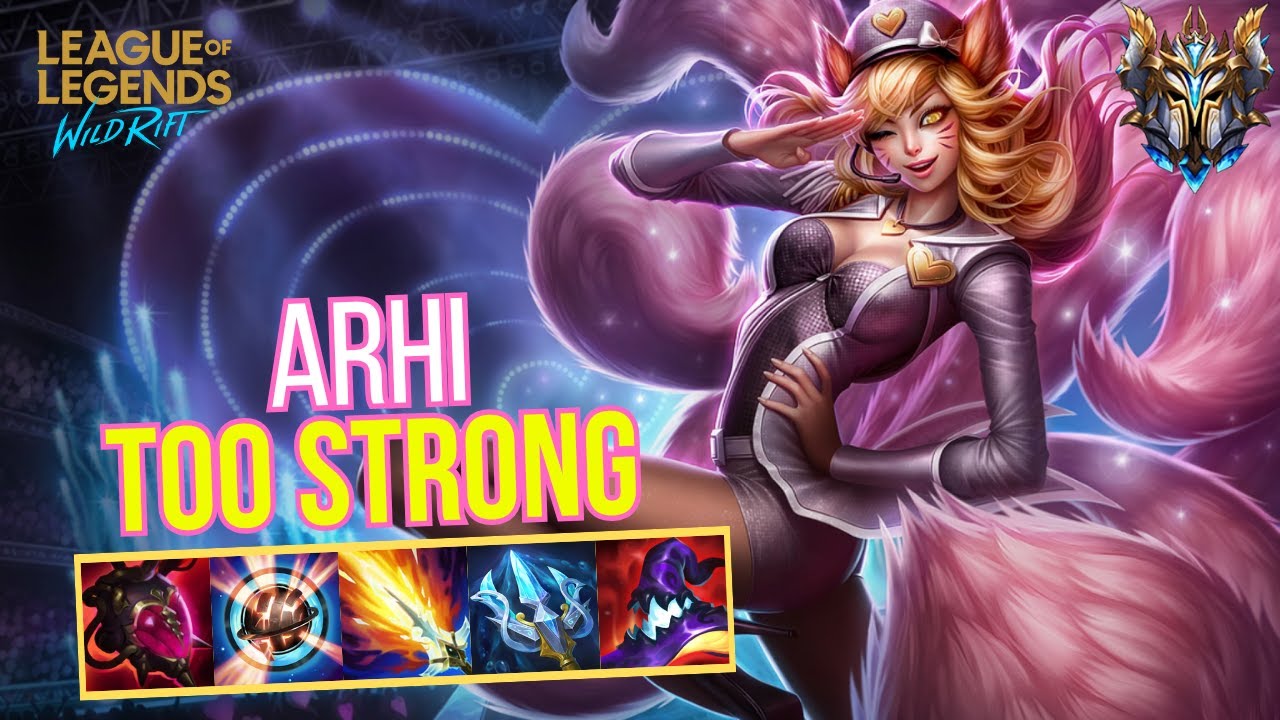 Wild Rift Arhi Mid Lane Gameplay in Season 18 in Sovereign Elo