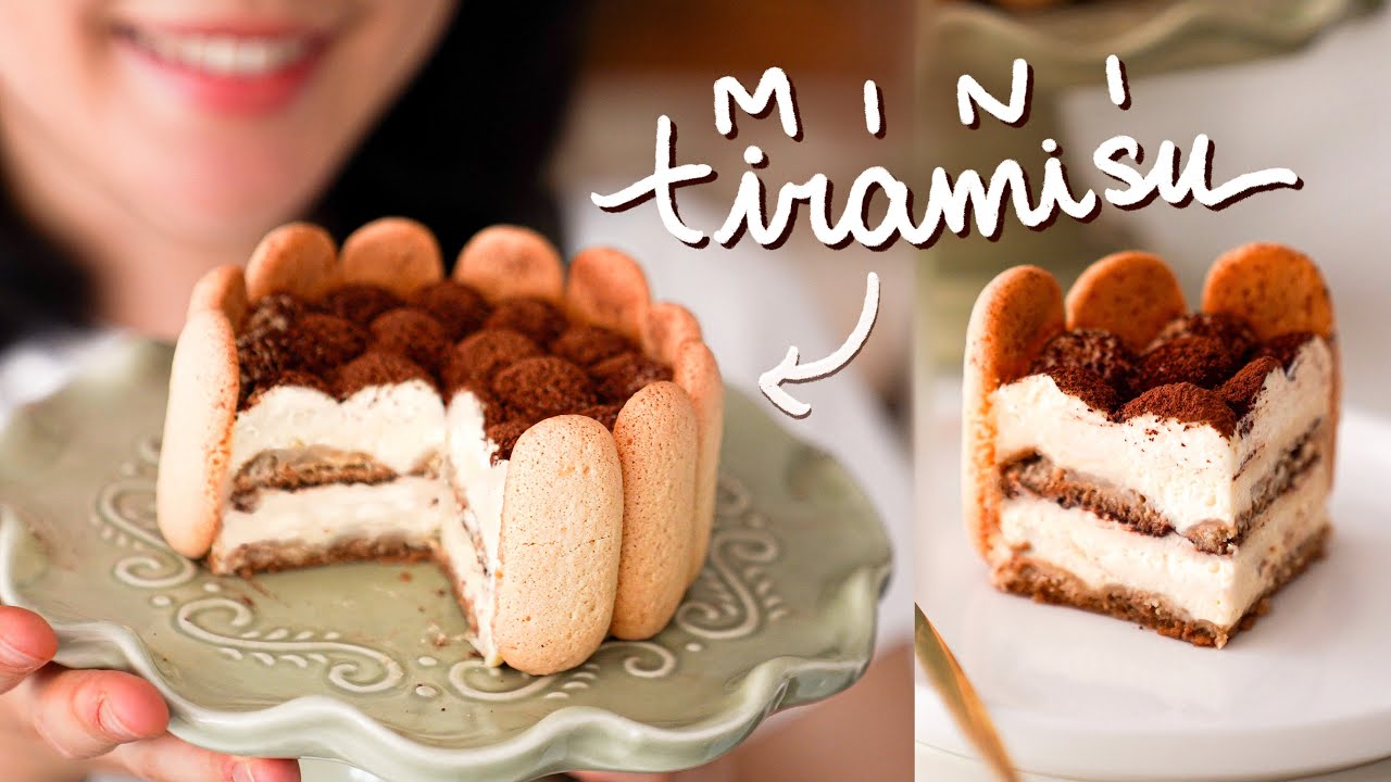 a mini tiramisu for one person! | single serving dessert