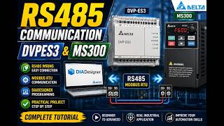 RS485 Communication | DVP-ES3 &amp; MS300 | DIADesigner