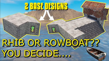 Rust Rowboat and Rhib base | Duo trio | boat base 2022 |