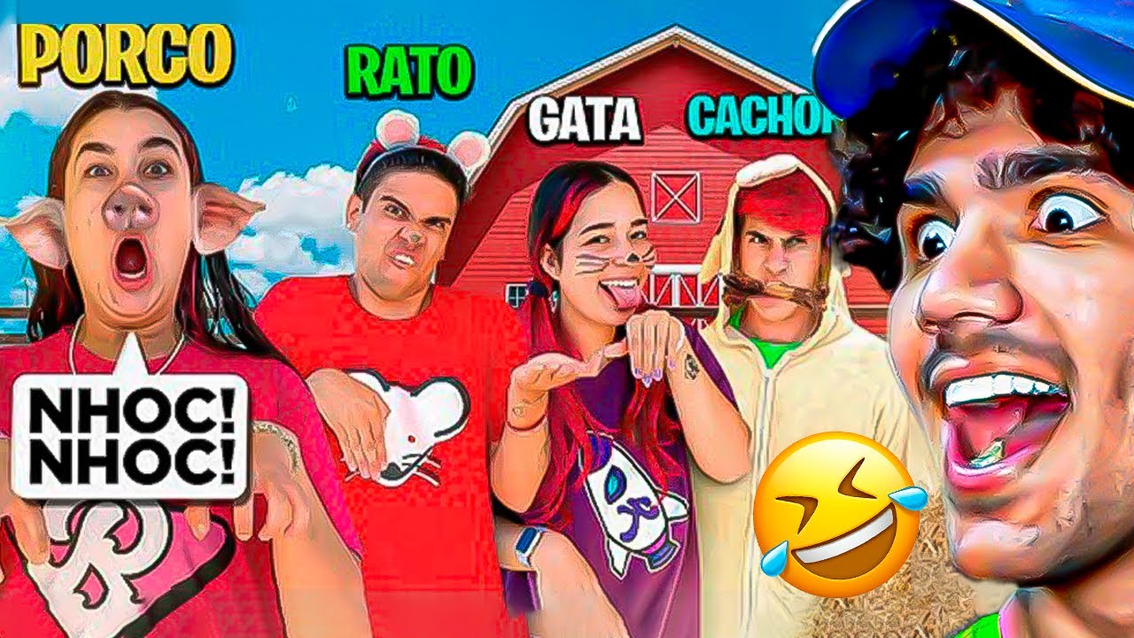 OS ROSAS VIRARAM UM ANIMAL POR 24 HORAS - TENTE NÃO RIR