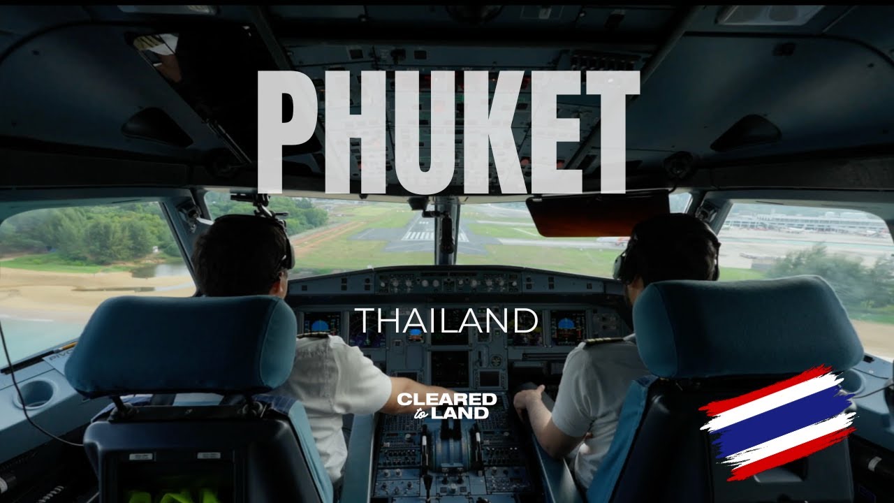 PHUKET | AIRBUS A321 LANDING 4K