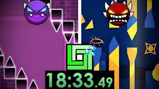How fast can I rebeat my FIRST demons of EACH difficulty?